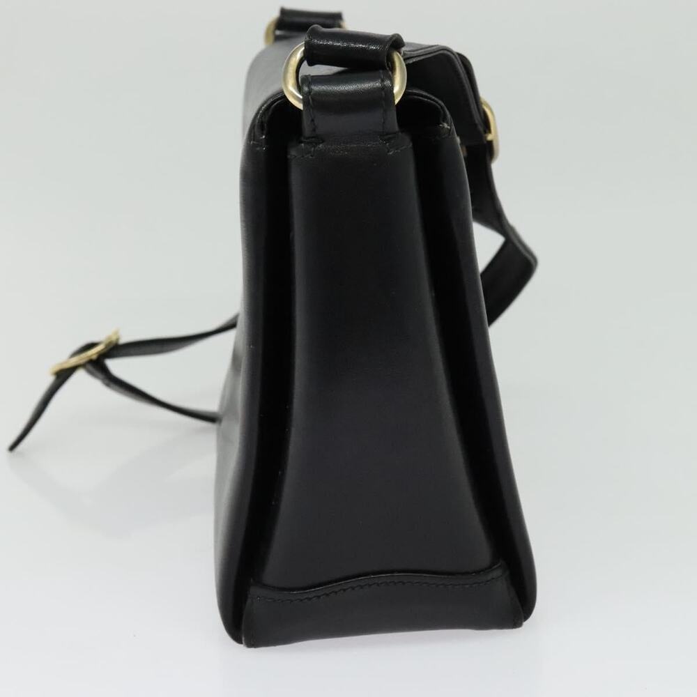 GUCCI Shoulder Bag Leather Black Gold - Picture 4 of 16
